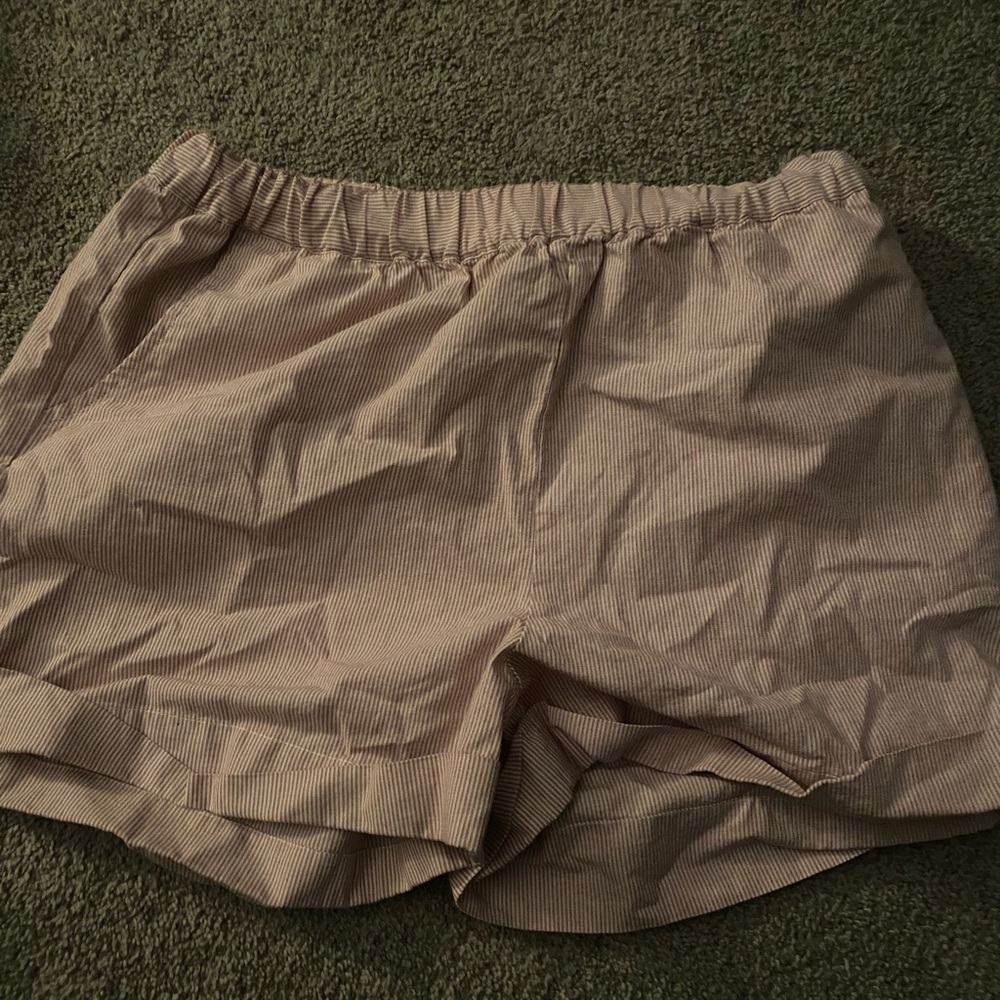 Pink and white forever 21 shorts